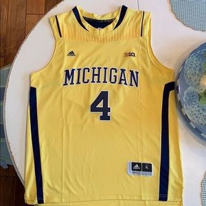 Michigan Basketball Jersey Chris Webber Maize Blue